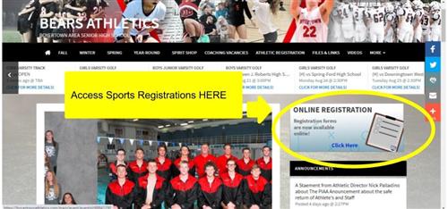 Athletic Registration