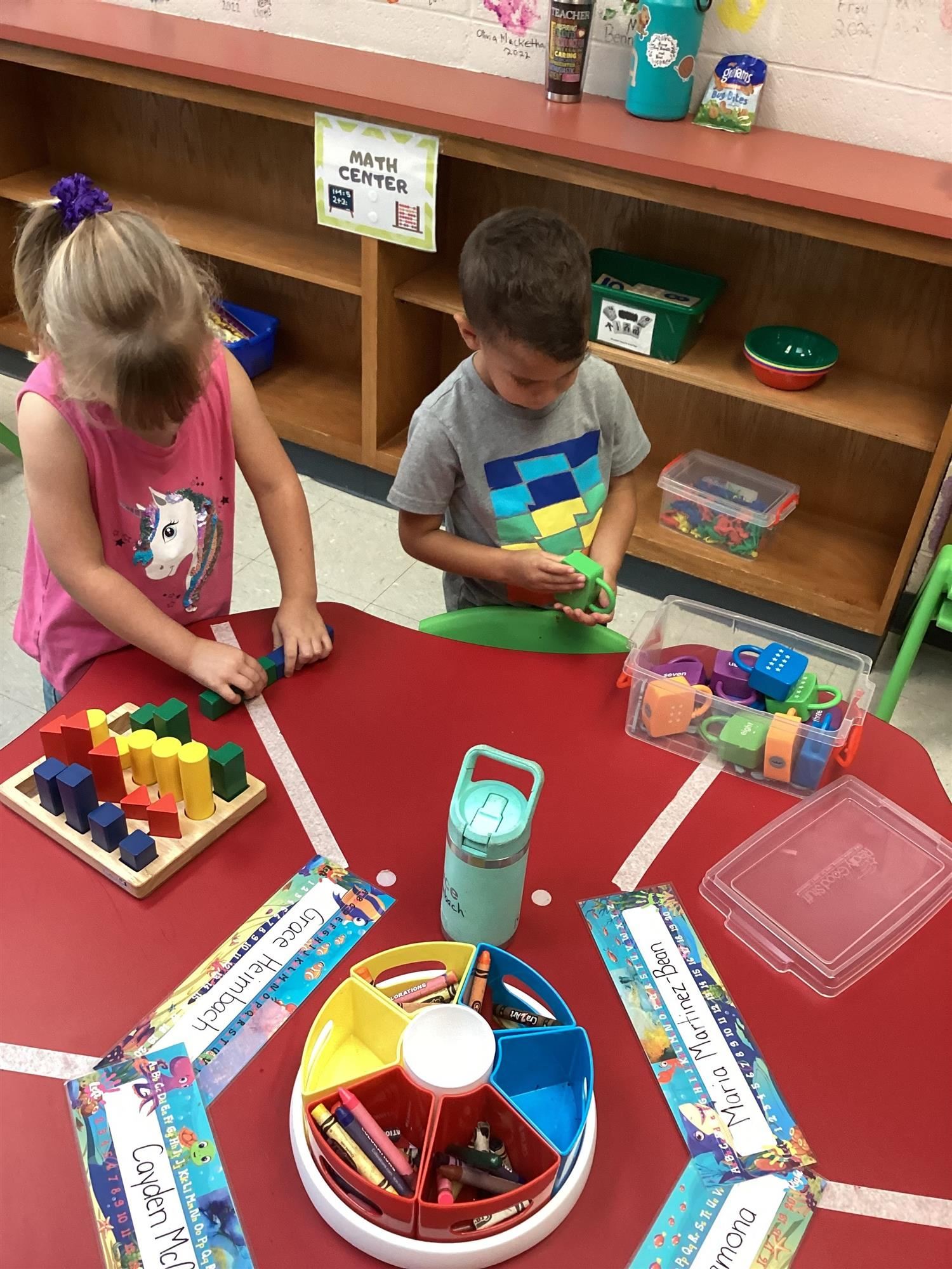 Pre K Table Work Pre K Table Work